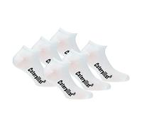 Caterpillar 6 pares de calcetines Sneaker para hombre en algodón suave (blanco, 39-42)