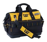 CATERPILLAR - Bolsa de herramientas de 25 L, 18 bolsillos exteriores, 12 bolsillos interiores, ligera, poliéster 600D/PVC