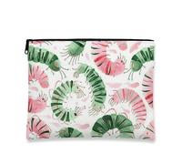 Caterpillar - Bolsa de maquillaje colorida para cosméticos, bolsa de viaje para mujeres, organizador portátil de lona con cremallera, bonita bolsa de aseo, Blanco, 7x9 Inch, Oruga