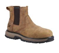 Caterpillar Botas de Seguridad de Cuero Exposition Slipon para Hombre (FS9730)