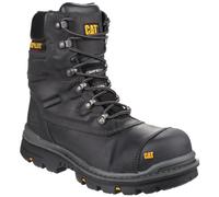 Caterpillar Botas de Seguridad de Cuero Premier con Cordones, Diseño (FS4134)