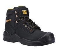 Caterpillar - Botas de Seguridad de Cuero Striver Mid S3 con Cordones para Hombr