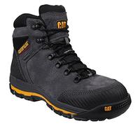 Caterpillar Botas de Seguridad Munising para Hombre, Gris, 45 EU