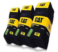Caterpillar Business Socks 15 Pares Calcetines Hombre - Altura Media Pantorrilla - Algodón (Negro, 47-50)