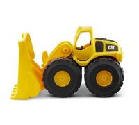 Cat Construction Toys, Construction Fleet 10" Front Loader Toy - Heavy-Duty Plastic, Working Bucket & Free-Rolling Wheels, Indoor/Outdoor Sandbox Vehicle for Toddlers & Kids Ages 2 +