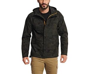 Caterpillar Chaqueta Impermeable Esencial, Camuflaje Nocturno, L para Hombre
