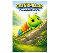 Caterpillar Coloring Book: Cute Caterpillar Illustrations for Kids, Teens, and Adults