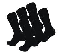 Caterpillar Comfort Socks 6 Pares Calcetines Cómodos, Algodón (Negro, 39-42)