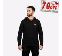 Caterpillar Coolmax Hombre Casual Confort Solar Bloqueador Más con Capucha Negro