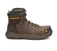 Caterpillar Diagnóstico 2.0 Hombre Botas de Seguridad Impermeable Piel Marrón