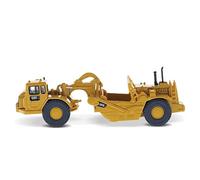 Caterpillar Diecast Masters 85134 Scraper 627G - Vehículo de construcción H0 CAT en caja de metal, escala 1:87, aprox. 15,5 x 4,5 x 5,7 cm, 14+, adecuado para modelos de ferrocarriles y coleccionistas