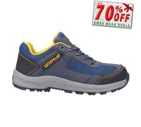 Caterpillar Elmore Hombre Ligero Exterior Working Zapatillas de Seguridad Marino