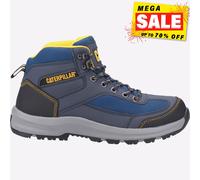 Caterpillar Elmore Hombre Medio Trabajo Exterior Senderista Seguridad Botas Navy