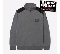 Caterpillar Esencial 1/4 Cremallera Clásico Hombre Trabajo Informal Sudadera De