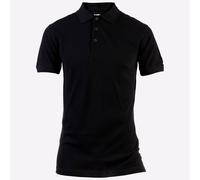 Caterpillar Essentials Hombre Clásico Casual Ropa de Trabajo Polo Negro