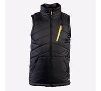 Caterpillar Essentials Hombre Aislado Ajustado Chaleco Negro