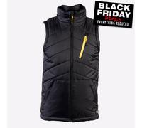 Caterpillar Essentials Hombre Aislado Ajustado Chaleco Negro