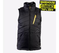 Caterpillar Essentials Hombre Aislado Ajustado Chaleco Negro