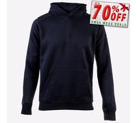 Caterpillar Essentials Hombre Sudadera con Capucha Informal Ropa de Trabajo Navy