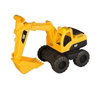 Caterpillar- Excavatrice Cat 38 cm articulé Plastique Excavadora Tough Rigs, Color Amarillo (Funrise 82035)