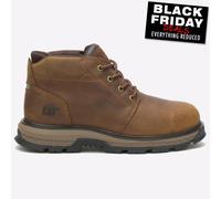 Caterpillar Exposición 4.5 Hombre de Trabajo Construcción Botas Cordones Marrón