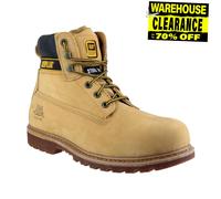 Caterpillar Holton S3 Hombre Cuero Seguridad Trabajo Libre Antideslizante Boots