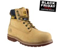 Caterpillar Holton S3 Hombre Cuero Seguridad Trabajo Libre Antideslizante Boots
