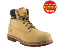 Caterpillar Holton S3 Hombre Cuero Seguridad Trabajo Libre Antideslizante Boots