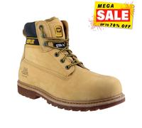 Caterpillar Holton S3 Hombre Cuero Seguridad Trabajo Libre Antideslizante Boots