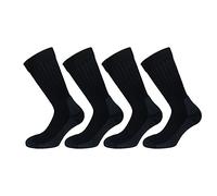Caterpillar Industrial 4 Pares Calcetines Trabajo (Negro, 41-45)
