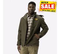 Caterpillar Ligero para Hombre Aislado Abrigo Exterior Working Chaqueta Verde