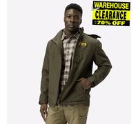 Caterpillar Ligero para Hombre Aislado Abrigo Exterior Working Chaqueta Verde
