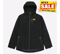 Caterpillar Ligero para Hombre Aislado Exterior Abrigo Working Chaqueta Negra