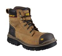 Caterpillar Mens Gravel 6 Inch Leather Work Safety Boots Brown