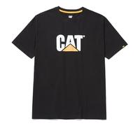 Caterpillar Mens TM - Maglietta a maniche corte con logo - Uomo (L) (Nero)