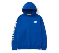 Caterpillar Men's Trademark Banner Hooded Sweatshirt, Memphis Blue, 2XL