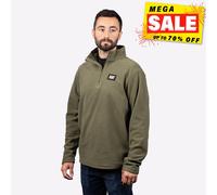 Caterpillar Microfleece Hombre Exterior Top Coat Trabajo Cuarto Cremallera