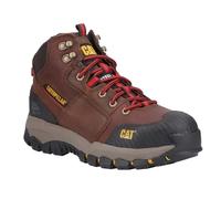 Caterpillar Navigator Mid St S3 Hro Sra - Zapatos de seguridad (tobillo alto), color Marrón, talla 46