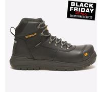 Caterpillar Neumático 2.0 Cuero Impermeable Botas de Seguridad para Hombre Negro