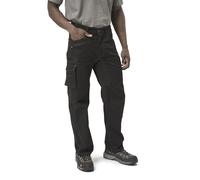 Caterpillar Operator Flex - Pantalones de Trabajo para Hombre, Color Negro, 34W x 32L