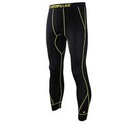 Caterpillar Pantalon térmico, Absorción Humedad, Cálido, Cómodo, Tela (Negro, L)