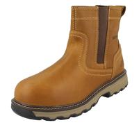 Caterpillar Pelton ST S1 PL HRO FO Botas De Seguridad De Cuero Marrón Oscuro