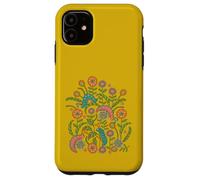 Caterpillar Playground Cute Doodle Bugs Insectos en Divertido Color Carcasa para iPhone 11