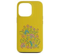 Caterpillar Playground Cute Doodle Bugs Insectos en Divertido Color Carcasa para iPhone 13 Pro