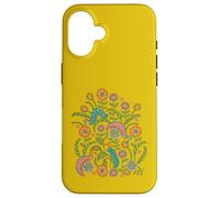 Caterpillar Playground Cute Doodle Bugs Insectos en Divertido Color Carcasa para iPhone 16