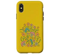 Caterpillar Playground Cute Doodle Bugs Insectos en Divertido Color Carcasa para iPhone X/XS