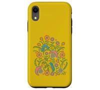 Caterpillar Playground Cute Doodle Bugs Insectos en Divertido Color Carcasa para iPhone XR