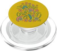 Caterpillar Playground Cute Doodle Bugs Insectos en Divertido Color PopSockets PopGrip para MagSafe