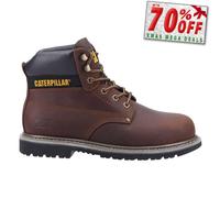 Caterpillar Powerplant S3 Gyw Hombre Protector Botas de Trabajo Seguridad Marrón