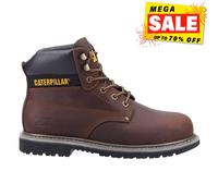 Caterpillar Powerplant S3 Gyw Hombre Protector Botas de Trabajo Seguridad Marrón